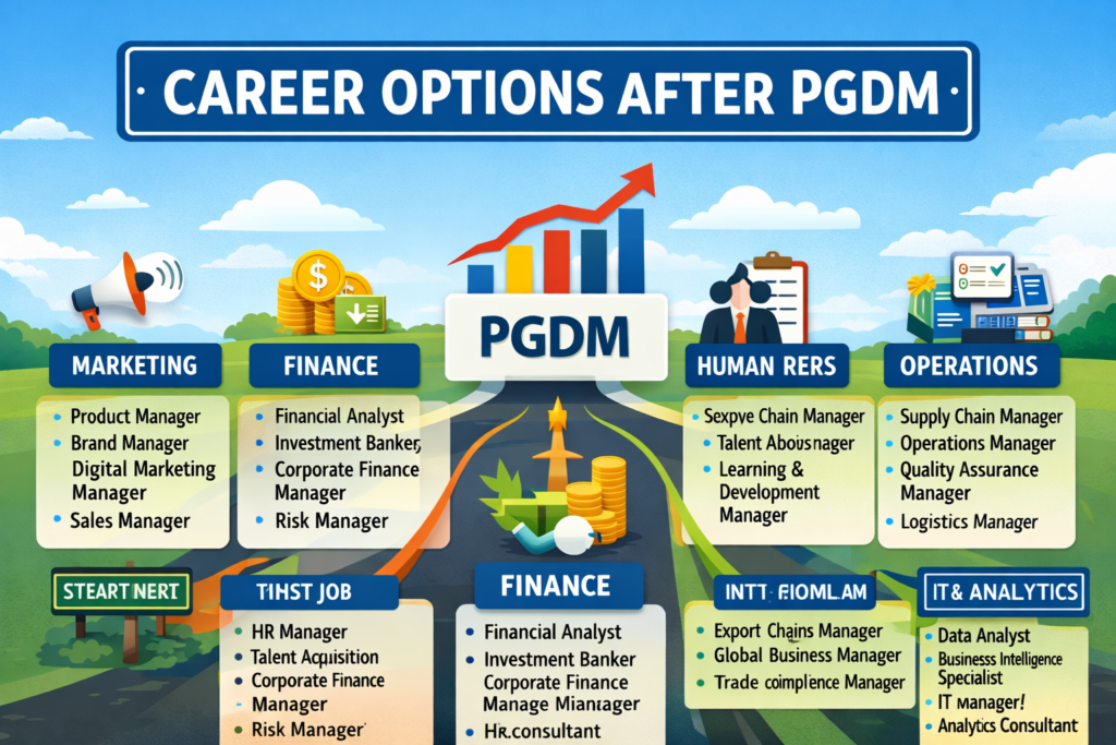 Career Paths After GraduationWhy PGDM Can Be a Game-Changer?